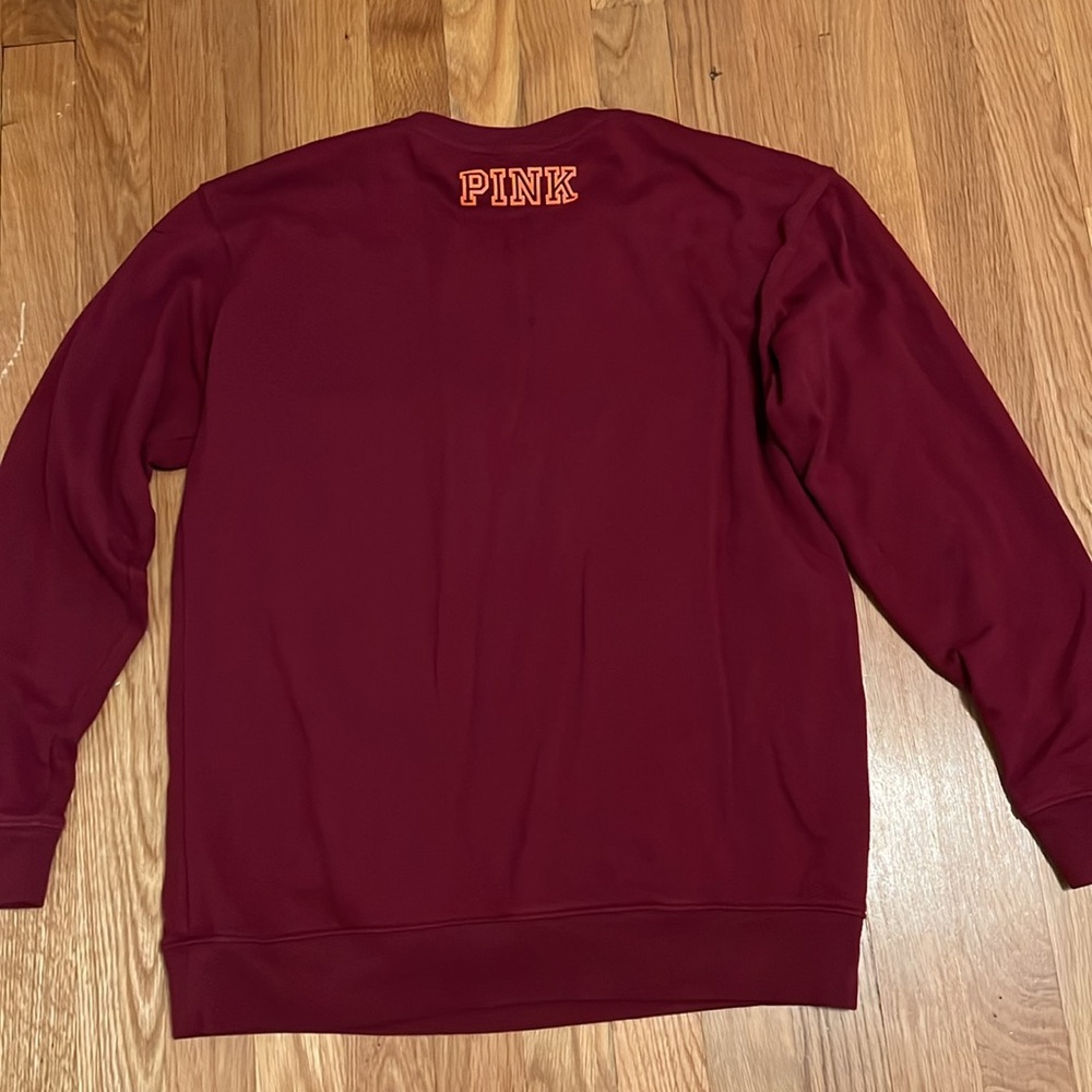 VS Virginia tech hokies Football Corset Lace Up Sweatshirt Red Limited SMALL - Picture 10 of 10